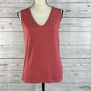 Nanette Lepore beaded neckline tank